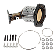 Front, Driver Side (Radiator Side) Catalytic Converter, Federal EPA Standard, 46-State Legal (Cannot ship to CA, CO, NY or ME), 3.5L Engine