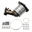 Front, Driver Side (Radiator Side) Catalytic Converter, Federal EPA Standard, 46-State Legal (Cannot ship to CA, CO, NY or ME), 3.5L Engine