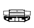 FBD105BLRS Grille Guard, Powdercoated Black Steel