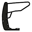 GGC23MBL1 Grille Guard, Powdercoated Black Steel