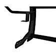 GGG201BL1 Grille Guard, Powdercoated Black Steel