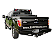 2014 Ford F-150 - Rear Bumper, Lighted; w/Sensor Plugs; Factory Receiver Must Be Retained, Gloss Black Powdercoated