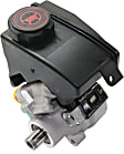 Power Steering Pump Without Pulley, With Reservoir