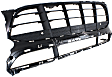 Front, Center Bumper Grille, Black, Turbo Model