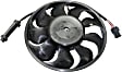 OE Replacement Radiator Fan Driver or Passenger Side, Single fan