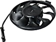 OE Replacement Radiator Fan Driver or Passenger Side, Single fan