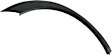Front, Driver Side, Rear Section Fender Trim, Textured Black