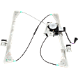 Rear, Driver Side Window Regulator, Power