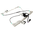 Rear, Driver Side Window Regulator, Power