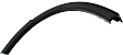 Rear, Passenger Side, Middle Section Fender Trim, Textured Black