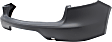 Rear Primed Bumper Cover, With Camera Hole, Without Parking Aid Sensor Holes
