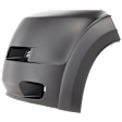 Front, Driver Side, Outer Textured Bumper Cover