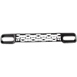 Front Bumper Grille, Textured Black, with Type 2 Tow Hook Holes and Parking Aid Sensor Holes