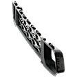 Front Bumper Grille, Textured Black, with Type 1 Tow Hook Holes