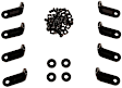 2013 Jeep Wrangler - Light Bar Mounting Bracket, Black, Aluminum