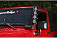2013 Jeep Wrangler - Light Bar Mounting Bracket, Black, Aluminum