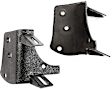 11232.36 Light Bar Mounting Bracket - Powdercoated Textured Black, Aluminum, Direct Fit