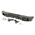 11544.51 Rear Bumper, Powdercoated Textured Black