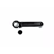 13311.27 Plastic Black Paintable Series Door Handle Cover, Black