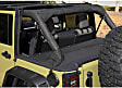 13550.04 Jeep Tonneau Cover - Black, Twill, Soft, Direct Fit, Sold individually