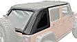 2014 Jeep Wrangler - Bowless Series Soft Top, Frameless Design, Black, Vinyl Coated Polyester and Cotton