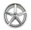 TTR29-827360-D Universal, Aluminum Silver Wheel 18 in. X 12 in. 5 x 5 Bolt Pattern