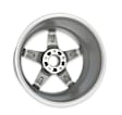 TTR29-896560-A Universal, Aluminum Silver Wheel 18 in. X 9 in. 5 x 4.5 Bolt Pattern
