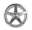 TTR29-896560-A Universal, Aluminum Silver Wheel 18 in. X 9 in. 5 x 4.5 Bolt Pattern