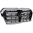 Grille, Chrome, Base/Convenience/Limited/Premium Models, CAPA Certified