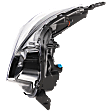 Passenger Side Halogen Headlight, With bulb(s), OE Replacement