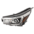 Driver Side Headlight, with Bulb, LED, Clear Lens