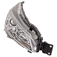 Passenger Side Headlight, with Bulb, Halogen, Clear Lens, 4 Cyl., 2.4L Engine
