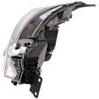 Passenger Side Headlight, with Bulb, Halogen, Clear Lens, 4 Cyl., 2.4L Engine, CAPA Certified