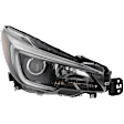Passenger Side Headlight, with Bulb, Halogen, Clear Lens, CAPA Certified
