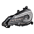Driver Side LED Headlight, With bulb(s)