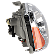 Passenger Side Halogen Headlight, Without bulb(s), OE Comparable Finish