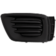Front, Driver Side Fog Light Cover, Textured Black, 4 Cyl., 2.0L Engine