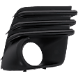 Front, Passenger Side Fog Light Trim, Textured Black