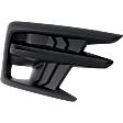 Front, Passenger Side Fog Light Trim, Textured Black