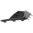Front, Passenger Side Fog Light Trim, Textured Black