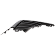 Front, Passenger Side Fog Light Trim, Textured Black