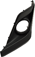 Front, Driver Side Fog Light Trim, Textured Black, 4 Cyl., 2.0L Engine, For Models With Fog Lights