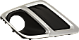 Front, Passenger Side Fog Light Trim, Black and Chrome, Limited Model