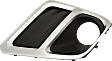 Front, Driver Side Fog Light Trim, Black and Chrome, Limited Model