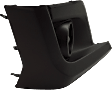 Front, Passenger Side Fog Light Cover, Textured Black, Without fog light hole