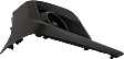 Front, Passenger Side Fog Light Cover, Textured Black, Without fog light hole