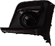 Front, Passenger Side Fog Light Cover, Textured Black, Without fog light hole