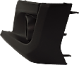 Front, Driver Side Fog Light Cover, Textured Black, Without fog light hole
