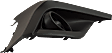 Front, Driver Side Fog Light Cover, Textured Black, Without fog light hole