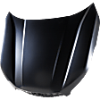 Hood, Aluminum, Natural Finish, 4 Cyl., 2.5L Engine